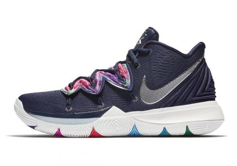 Nike Zoom Kyrie 5 GS Galaxy πολύχρωμα παπούτσια μπάσκετ AQ2456-900