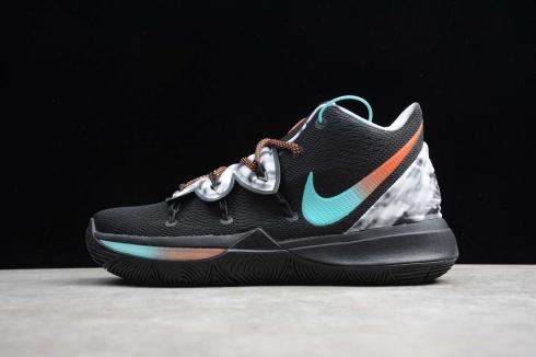 παπούτσια μπάσκετ Nike Kyrie V 5 EP Printing Gradient Degradateur Black Jade Ivring AO2919-401