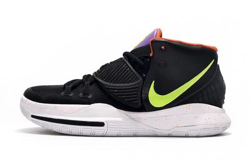 2020 Nike Kyrie 6 VI EP Μαύρα Πράσινα Κόκκινα παπούτσια μπάσκετ BQ4631-036