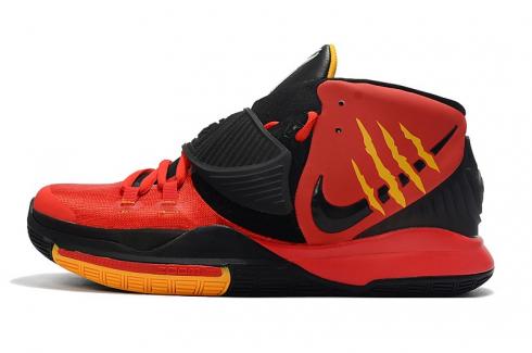 Nike Kyrie 6 VI EP Bruce Lee Rojo Amarillo Negro Zapatos de baloncesto BQ4631-605