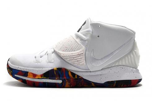 Nike Kyrie 6 VI EP Zapatos de baloncesto multicolores blancos BQ4631-116