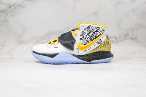 Nike Zoom Kyrie 6 By You Custom Blue Yellow Black Multi-Color CT1019-991