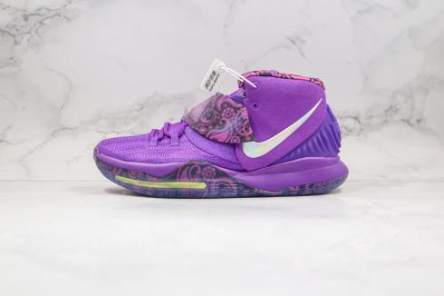 Nike Zoom Kyrie 6 Violet Laser Rose Blanc Chaussures de basket-ball BQ4630-009