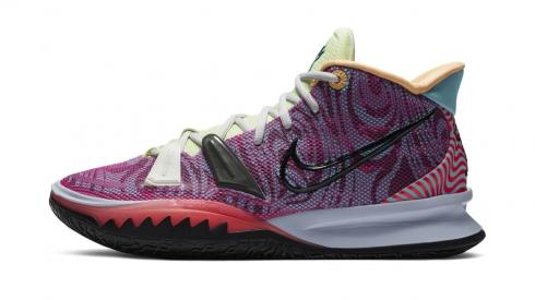 Nike Zoom Kyrie 7 Hendrix Active 紫紅色黑色幽靈紫色 DC0588-601
