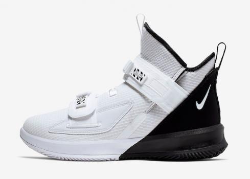 Nike LeBron Soldier 13 White Black AR4228-100