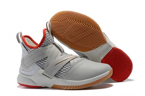 Nike Zoom Lebron Soldier XII 12 OG Beige Red AO4053-002