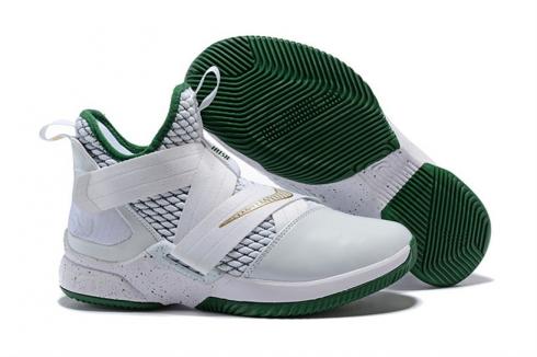 Lebron Soldier XII 12 GaleriahitShops 100 Nike Zoom Lebron Soldier XII 12 SVSM White Green AO4053 nike air max size 11 sale