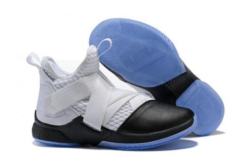 Nike Zoom Lebron Soldier XII 12 White Black AO4053-010