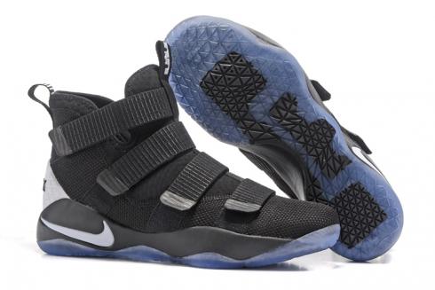 Basketbalové boty Nike Zoom LeBron Soldier XI 11 Black White Men