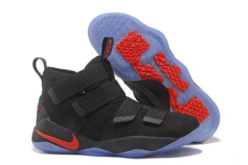 Nike Zoom LeBron Soldier XI 11 Men Basketball Shoes Black Red 897645