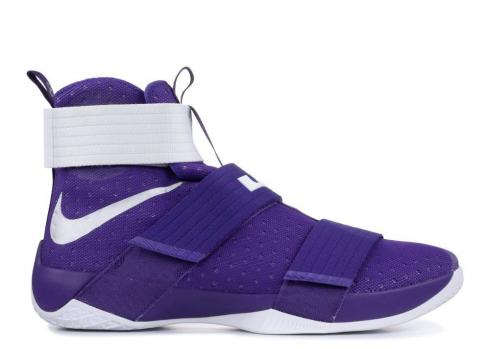 Nike Lebron Soldier 10 Tb Purple White 856489-551