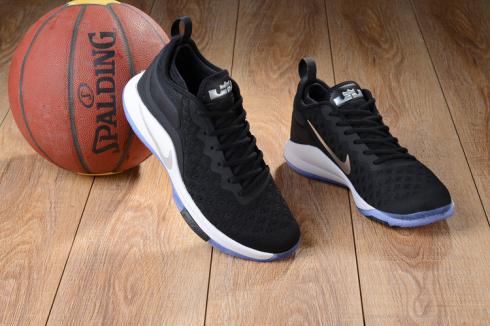 Nike Zoom LEBRON Witness 2 FLYKNIT Homme Basket Noir Blanc