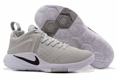 Nike Zoom Witness EP gris clair noir blanc Chaussures de basket-ball pour homme 852439-001