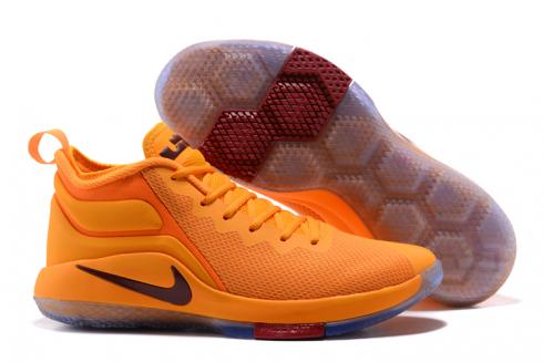 Nike Zoom Witness II 2 Hombre Zapatos De Baloncesto Todo Naranja Negro