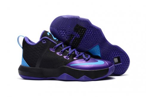 Nike Ambassador IX 9 Black Purple Blue Men Shoes 852413