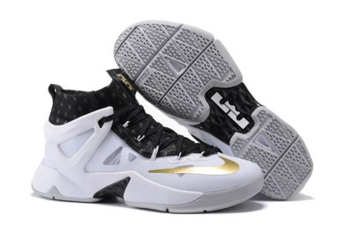 basketbalové boty Nike Ambassador VIII 2016 White Metallic Gold Black 818678-170