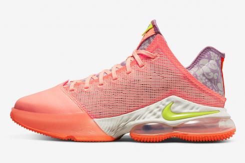 Nike Zoom LeBron 19 Low Hawaii Orange Violet Volt DQ8344-600