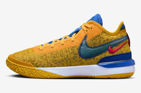 Nike Zoom LeBron NXXT Gen Titan Oro Azul Rojo DZ2916-700