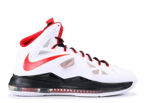 Lebron 10 Heat Home Red University Total Black White Crimson 541100-100