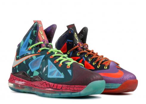 Lebron 10 Premium What The Mvp Dark Blue Silver Total Reflect Atomic 618217-300