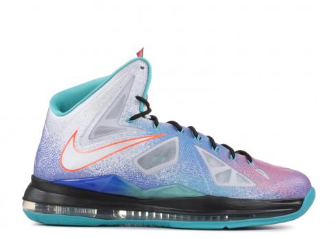 Lebron 10 Pure Platinum Platinum Sport Black Turq Pure 541100-008