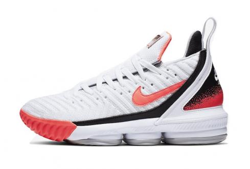 Nike LeBron 16 Hot Lava White Flat Silver CI1521-100