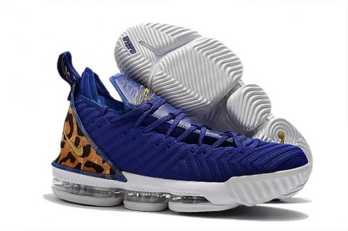 Nike LeBron 16 King LBJ16 Blue Leopard AO2595