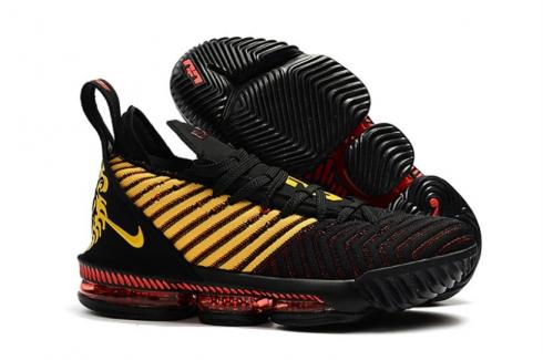 Nike LeBron 16 LBJ16 Black Red Gold AO2595