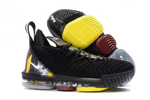 Nike LeBron 16 LBJ16 Black Red Yellow AO2595