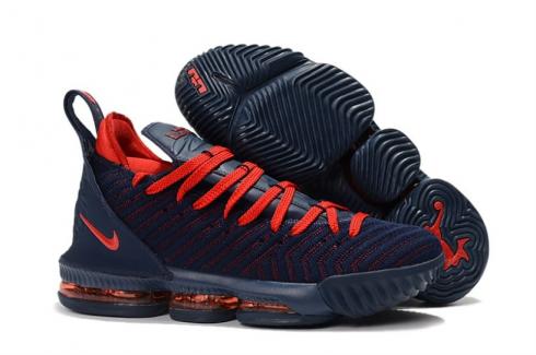 Nike LeBron 16 LBJ16 Dark Blue Red AO2595