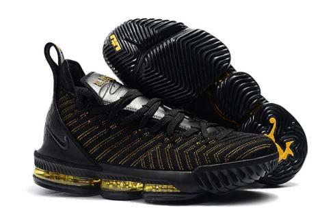 Lebron 16 black yellow sale