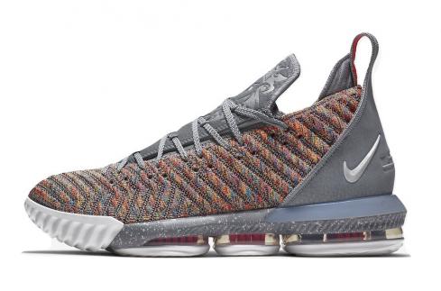 Nike LeBron 16 Multicolor Metallic Silver Cool Grey BQ5969-900