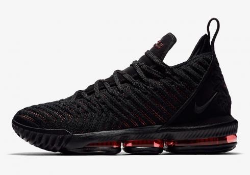Nike Lebron XVI EP 16 James LBJ Fresh Bred Black Red AO2595-002