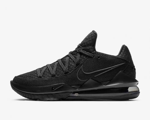 Pantofi de baschet Nike Zoom Lebron 17 Low Triple Black CD5007-003