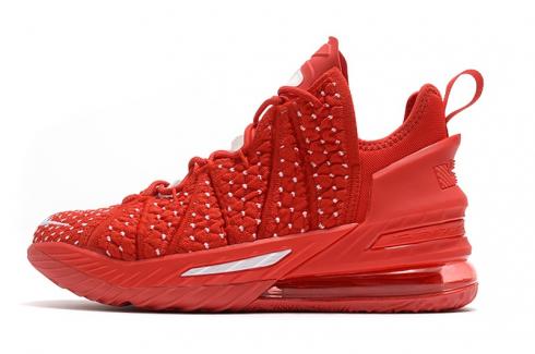 sepatu Nike LeBron 18 XVIII Low EP Merah Putih CW2760-610