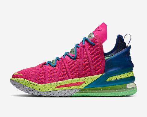 Nike Zoom LeBron 18 Los Angeles By Night Rosa Prime Multi-Color DB8148-600