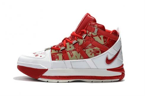 DS Nike Zoom LeBron 3 All Star Game Red White Gold 312147-163
