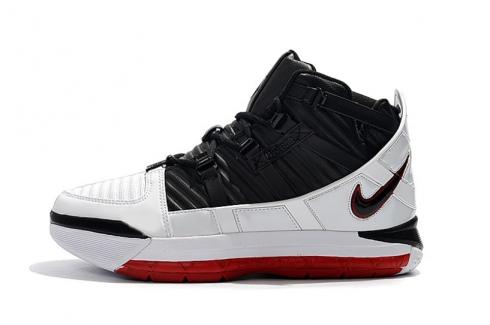 Nike Zoom Lebron 3 Home Blanco Negro Varsity Crimson BQ2444-016