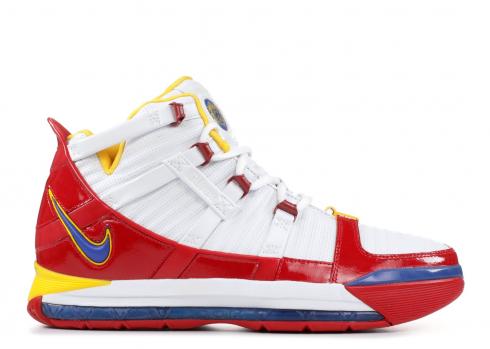 Zoom Lebron 3 Superman Maize White Royal Varsity Red BAM153M28CI