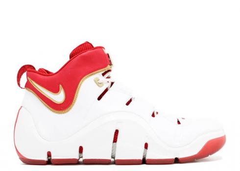 Nike Zoom Lebron 4 Crimson White Gold BAM284M42C1PROMO
