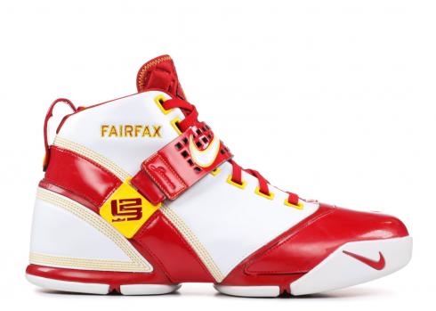 Lebron 5 Fairfax Red Maize White Varsity SP08MNBSKT941