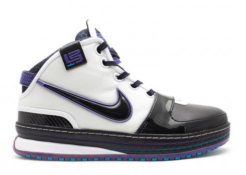 Zoom Lebron 6 Hardwood Classic Blue Purple Varsity Orange Black White 346526-002