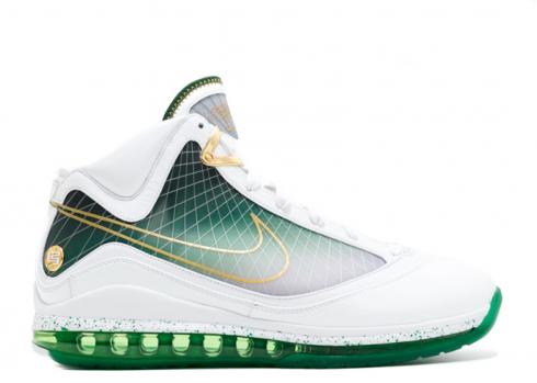 Lebron 7 Pe Svsm Home Gold White Green SP10MNBSKT628176842 Zoom Lebron 7 StclaircomoShops