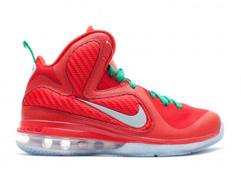 Lebron 9 GS Christmas Lucky Sport Zilver Rood Reflect Wit 472664-602
