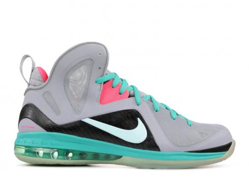 Lebron 9 PS Elite South Beach Rose Flash Gris Candy Green New Wolf Mint 516958-001