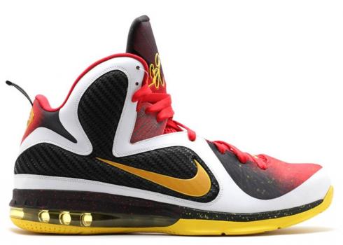 Nike Lebron 9 冠軍包 Look-see Pe 白色、黑色、黃色、紅色 328917-729