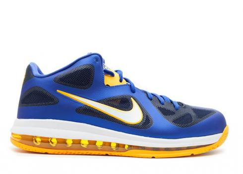 *<s>Buy </s>Nike Lebron 9 Low Entourage Royal Gold Mid Navy Game University 510811-402<s>,shoes,sneakers.</s>