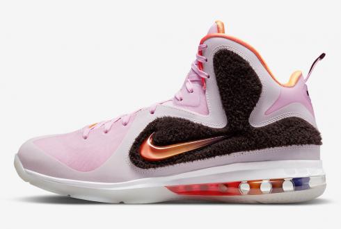 Nike Zoom LeBron 9 King Of LA Regal Pink Multiwarna Velvet Brown DJ3908-600