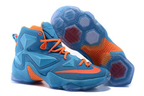 Blue and orange lebrons sales