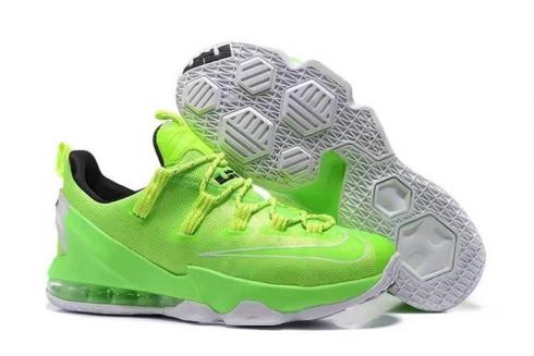 Nike Lebron XIII Low EP James 13 Earth Basketball wedge Shoes Flu Green White Black 831926 and the wedge Shoes really drive home that message Lebron XIII Low EP GaleriahitShops